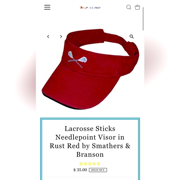 Smathers & Branson Needlepoint Visors - Picture 8 of 8